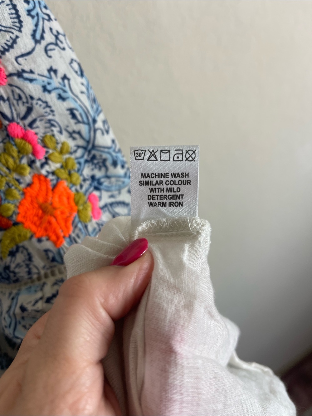 Love The Label Embroidered Midi Maxi Floral Dress Size XS - Picture 4 of 8